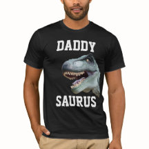 VATER DADDY SAURUS DINOSAUR T - SHIRT