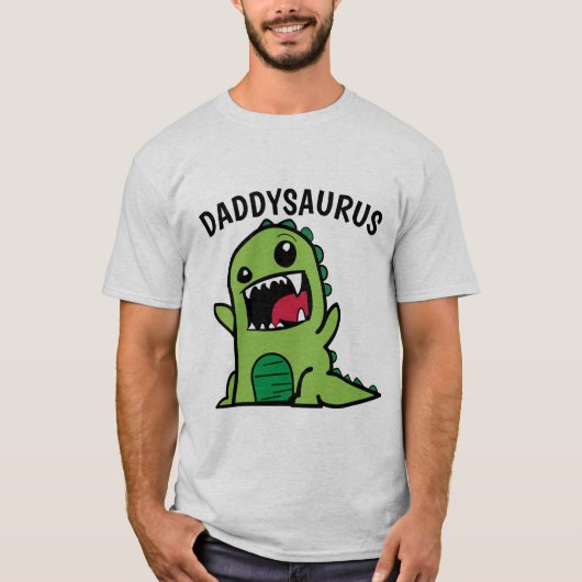 VATER DADDYSAURUS DINOSAUR VATER'S DAY T - Shirt (Vorderseite)