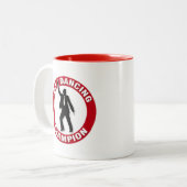 Vater Dancing Champion - Funny Vatertag Tasse (Vorderseite Links)