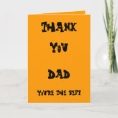 Vater danke Karten (Vorderseite)