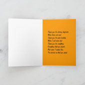 Vater danke Karten (Innenseite)