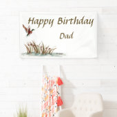 Vater, danke Mallard über Cattails, ein Speicher  Banner (Insitu)