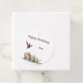 Vater, danke Mallard über Cattails, ein Speicher Geschenkanhänger (Beispiel)