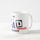 Vater: Darn Phantastisch Demigod! Kaffeetasse (VorderseiteRechts)