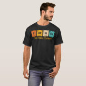 Vater Das Edle Element Lustige Periodensystem-Tabe T-Shirt (Vorne ganz)
