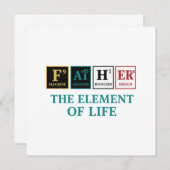 VATER - Das Element des Lebens | Periodische Tabel (Vorne/Hinten)