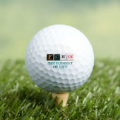 VATER - Das Element des Lebens | Periodische Tabel Golfball (Insitu T-Shirt)