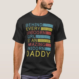 Vater Daughter Matching Familienvater Unicorn Dadd T-Shirt