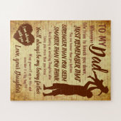 Vater Daughter Vater Weihnachts-Party-Spiel Puzzle (Horizontal)