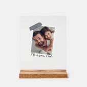 Vater Daughters Heftschrift | FotoCollage Acrylschild (Vorderseite)