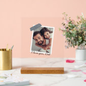 Vater Daughters Heftschrift | FotoCollage Acrylschild (Hochzeit)