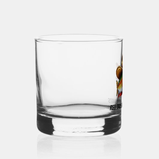 Väter Day Funny Fish mit einem Cowboy-Hut Whiskyglas (Rechts)