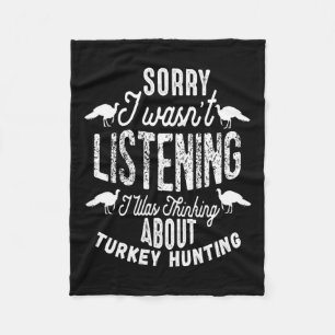 Väter Day Gobbler Non-Targeting Mens Funny Turk Fleecedecke