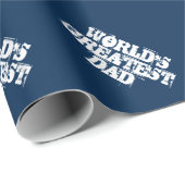 Väter Day Packpapier für Weltbesten Vater (Rolleneckpunkt)