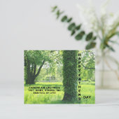 VATER DAY POST CARD POSTKARTE (Stehend Vorderseite)
