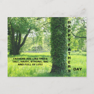 VATER DAY POST CARD POSTKARTE