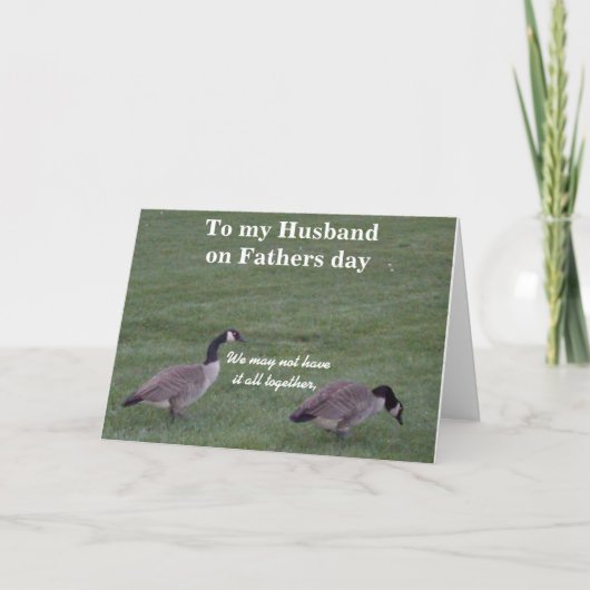 VATER DAY WIR HABEN ES ALLE HUSBAND-Karte Karte (Vorderseite)
