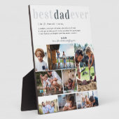 Vater-Definition | 8 Foto Personalisiert Plaque Fotoplatte (Seite)