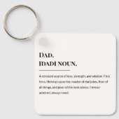 Vater Definition 🔑 💙 | Bedeutungsvoller Vater Schlüsselanhänger (Vorderseite)