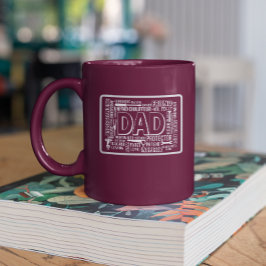 VATER-Definition-Design Zweifarbige Tasse