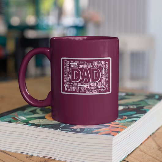 VATER-Definition-Design Zweifarbige Tasse