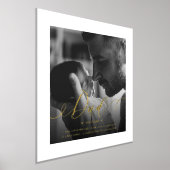 Vater Definition Elegantes Foto mit schwarzem und Foliendrucke (Ablage )