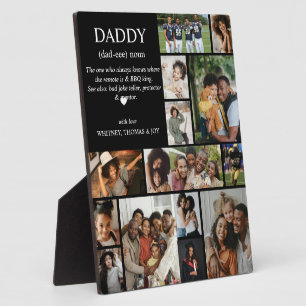 Vater Definition Foto Collage Fotoplatte
