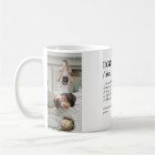 VATER Definition Foto Collage Tasse - Vatertag (Links)