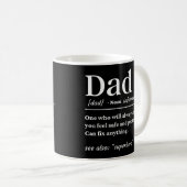 Vater-Definition Kaffeetasse (VorderseiteRechts)