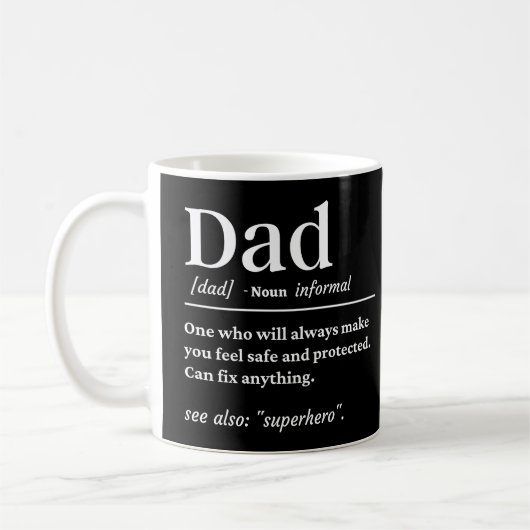 Vater-Definition Kaffeetasse (Links)