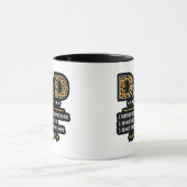 Vater Definition Leopard Print Vatertag Geschenk Tasse (Zentrum)
