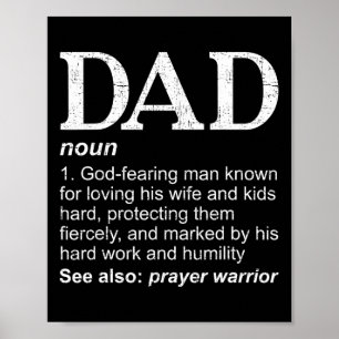 Vater Definition Vater#39;s Tag Daddy Christlicher Poster