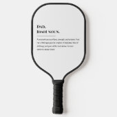 Vater Definition 🏓 💙 | Vatertag Geschenk für Spo Pickleball Schläger (Rückseite)