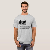 Vater-Definitions-lustiges Vater-T - Shirt-Zitat