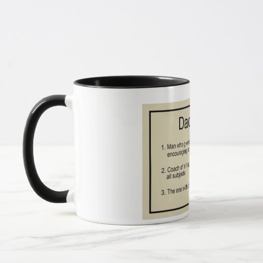 Vater-Definitions-Tasse Tasse (Links)