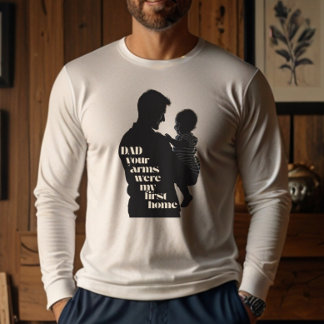 Vater, deine Arme waren meine erste Zuhause | Herr Tri-Blend Shirt