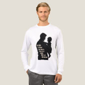 Vater, deine Arme waren meine erste Zuhause | Herr Tri-Blend Shirt (Vorderseite komplett)