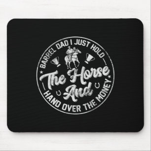 Vater, den ich gerade die Pferdeschwanze halten R Mousepad