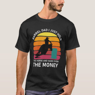 Vater, den ich gerade halte, Pferd und Hand T-Shirt