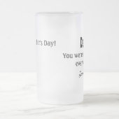 Vater, den Sie richtig personalisiert haben Mattie Mattglas Bierglas (Mittel)