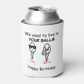 Vater, den wir früher in unseren Bälle lebten Dosenkühler (Kanne Vorderseite)