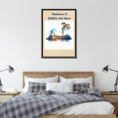 Vater: Der 1. Helden eines Kindes Leinwanddruck (Insitu (Schlafzimmer))