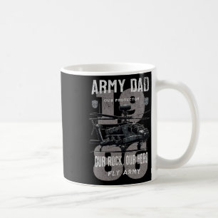 Vater der Armee Vater Militärvater Tag Apache Heli Kaffeetasse