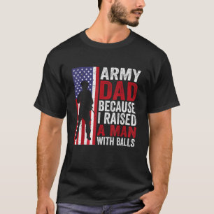 Vater der Armee, weil ich einen Mann mit Ballen au T-Shirt