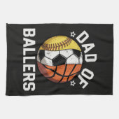 Vater der Baller Geschirrtuch (Horizontal)