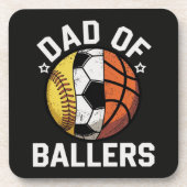 Vater der Baller Getränkeuntersetzer (Vorderseite)