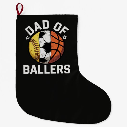 Vater der Baller Großer Weihnachtsstrumpf (Vorderseite)