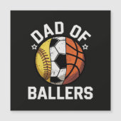 Vater der Baller Magnetkarte (Vorderseite)