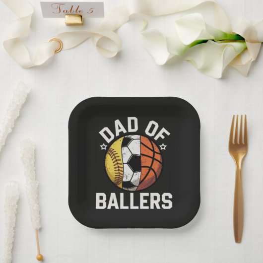 Vater der Baller Pappteller (Hochzeit)