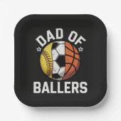 Vater der Baller Pappteller (Vorderseite)